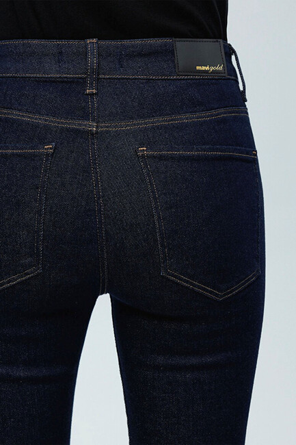 Kadın Maria Gold İcon Jean Pantolon 101225-83035 Lacivert - Thumbnail
