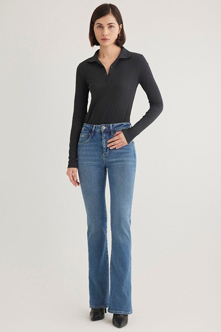 Kadın Maria Gold Premium Jean Pantolon 101225-89220 Gri (3)