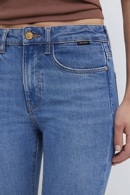 Kadın Maria Gold Premium Jean Pantolon 101225-A1589 Mavi - Thumbnail