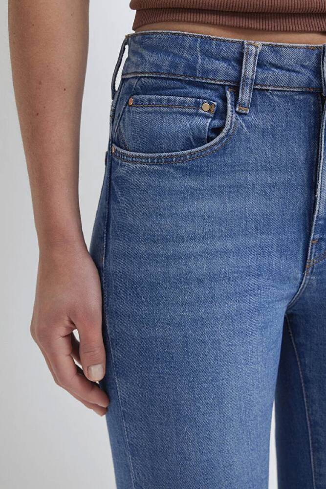 Kadın Maria Gold Premium Jean Pantolon 101225-A1589 Mavi 