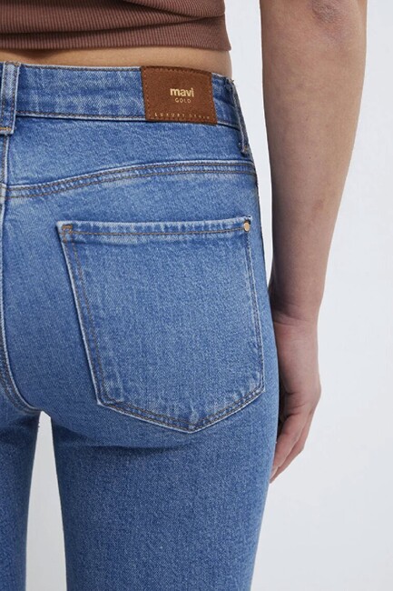 Kadın Maria Gold Premium Jean Pantolon 101225-A1589 Mavi - Thumbnail