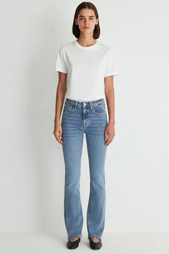 Kadın Maria Jean Pantolon 101225-90073 Mavi 