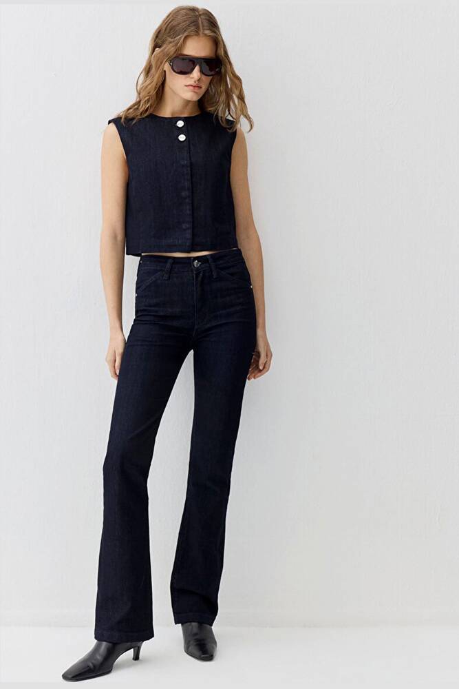 Kadın Maria Mavi Edition Jean Pantolon 101225-91212 Lacivert 