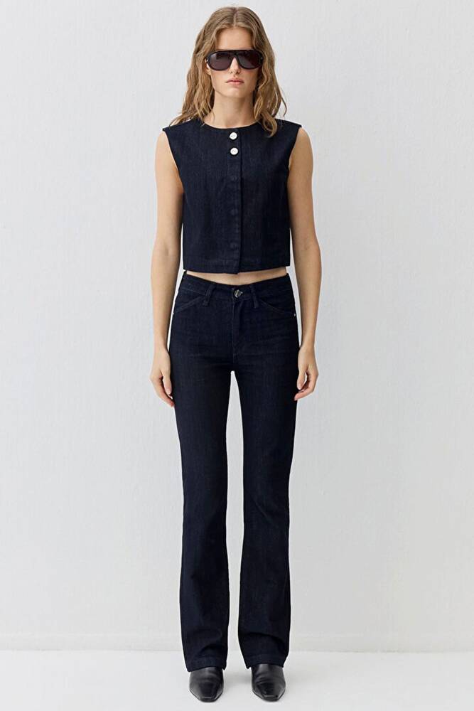 Kadın Maria Mavi Edition Jean Pantolon 101225-91212 Lacivert 