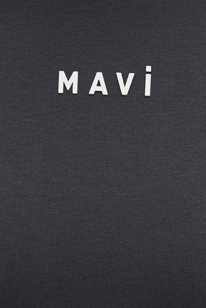 Kadın Mavi Baskılı Tişört 1612518-70087 Gri 