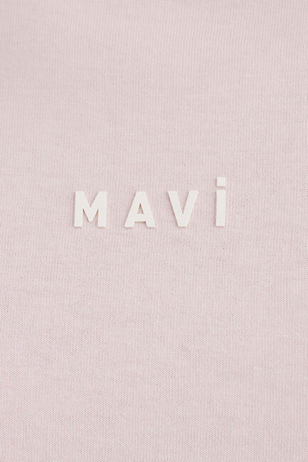 Kadın Mavi Baskılı Tişört 1612518-89200 Pembe - Thumbnail