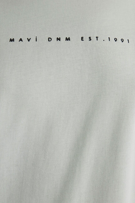 Kadın Mavi Baskılı Tişört 1613147-70148 Yeşil - Thumbnail