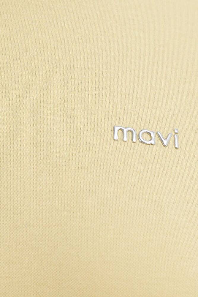 Kadın Mavi Baskılı Tişört 1613882-70027 Sarı 