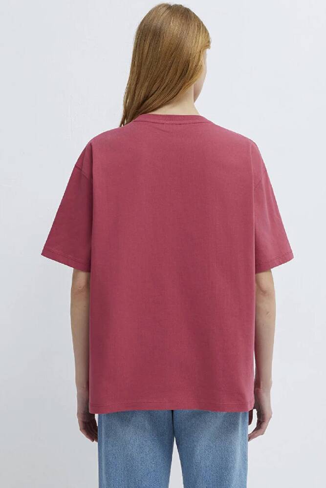 Kadın Mavi Baskılı Tişört 1613884-70398 Pembe 