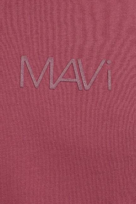 Kadın Mavi Baskılı Tişört 1613884-70398 Pembe - Thumbnail