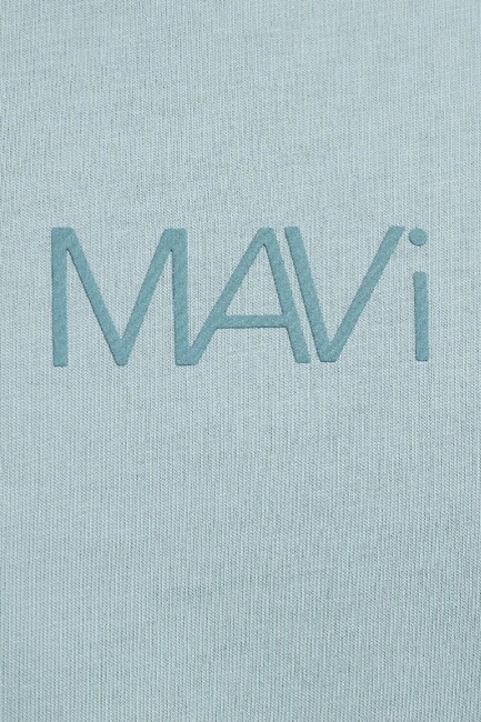 Kadın Mavi Baskılı Tişört 1613884-71456 Mavi - Thumbnail