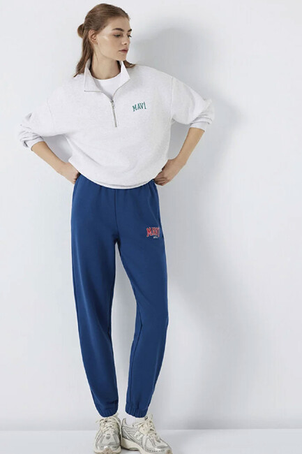 Kadın Örme Pantolon 1010757-82625 Lacivert (1)