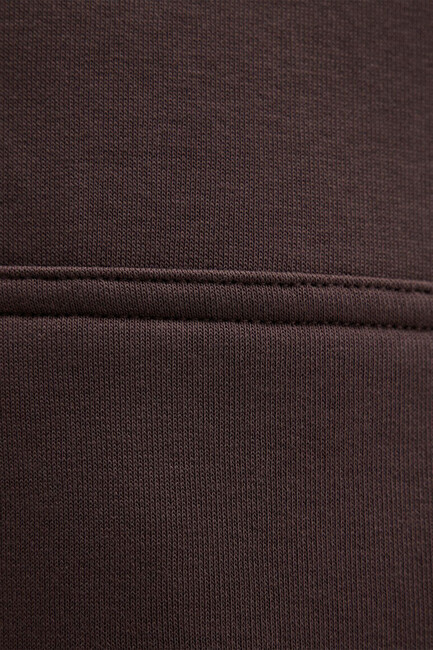 Kadın Mavi Logo Baskılı Sweat 1600361-70222 Kahve - Thumbnail