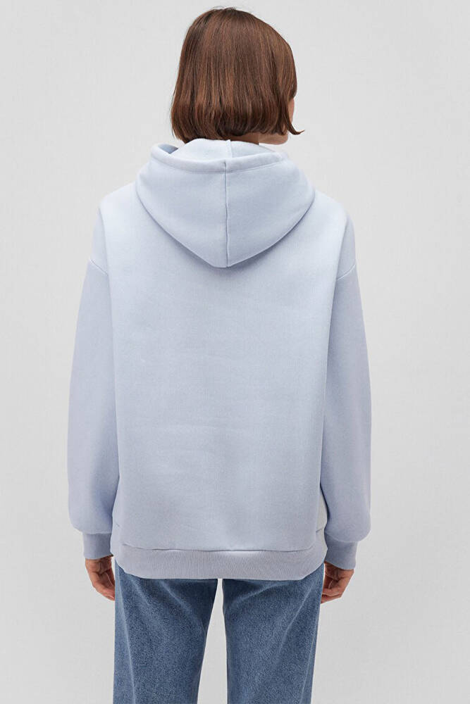 Kadın Mavi Logo Baskılı Sweat 1600361-70717 Mavi 