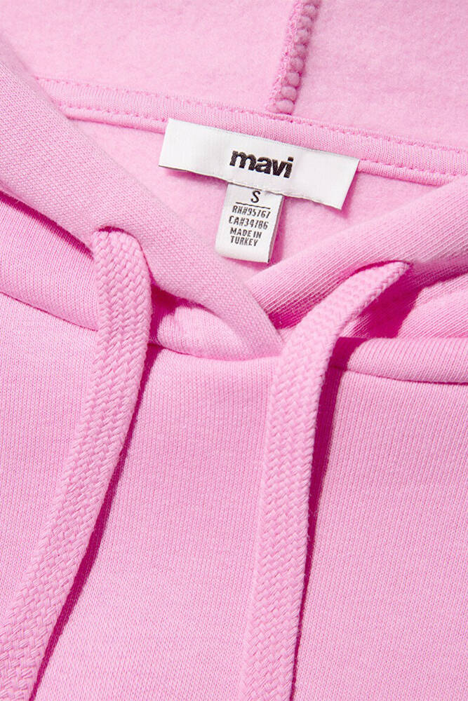 Kadın Mavi Logo Baskılı Sweat 1600361-71038 Pembe 
