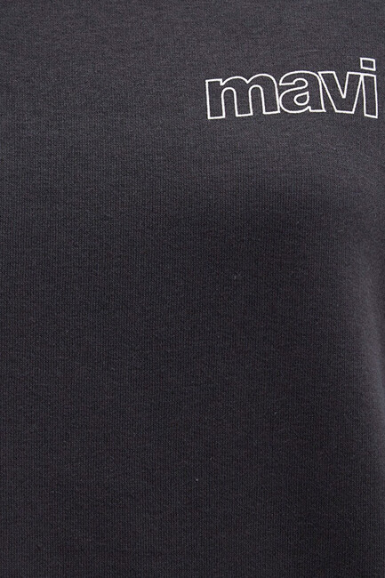 Kadın Uzun Kollu Sweat 1611656-82185 Gri - Thumbnail