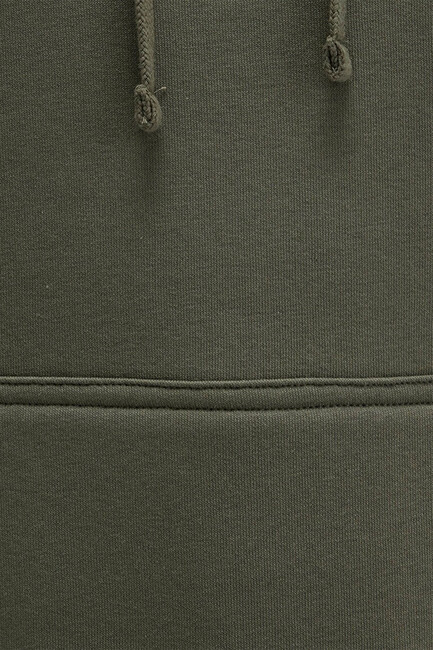 Kadın Mavi Logo Kapüşonlu Sweat 1600361-71581 Haki - Thumbnail