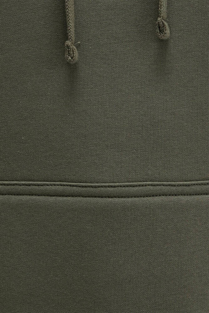 Kadın Mavi Logo Kapüşonlu Sweat 1600361-71581 Haki 