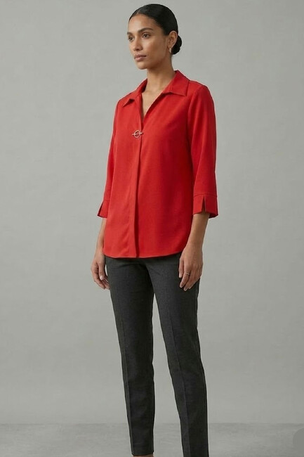 Kadın Bluz 19081285 Kırmızı (1)