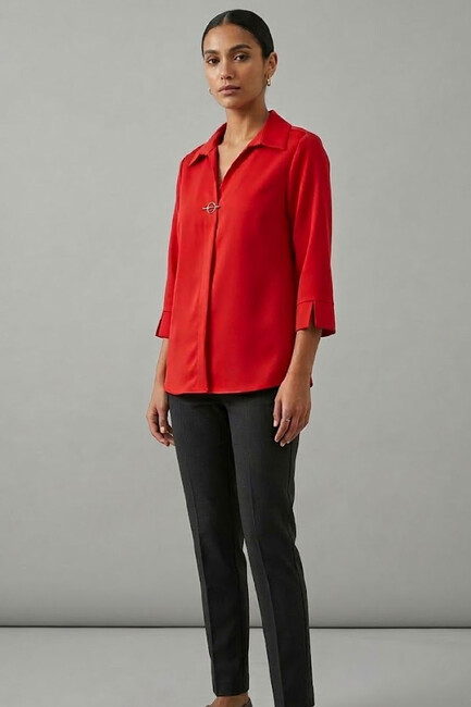 Kadın Bluz 19081285 Kırmızı (2)