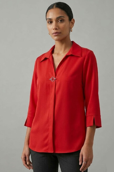 Kadın Bluz 19081285 Kırmızı (3)