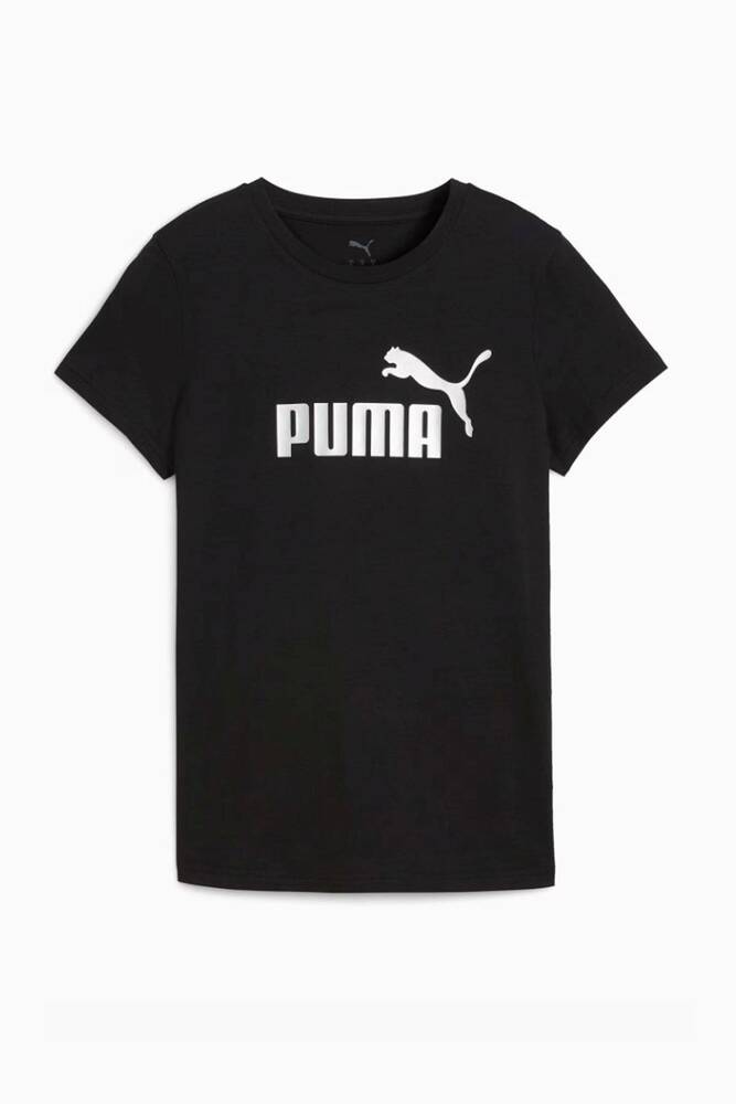 Kadın Metallic No.1 Logo Tişört 631536-01 Siyah 