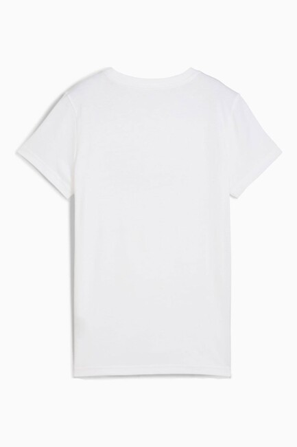 Kadın Metallic No.1 Logo Tişört 631536-02 Beyaz - Thumbnail