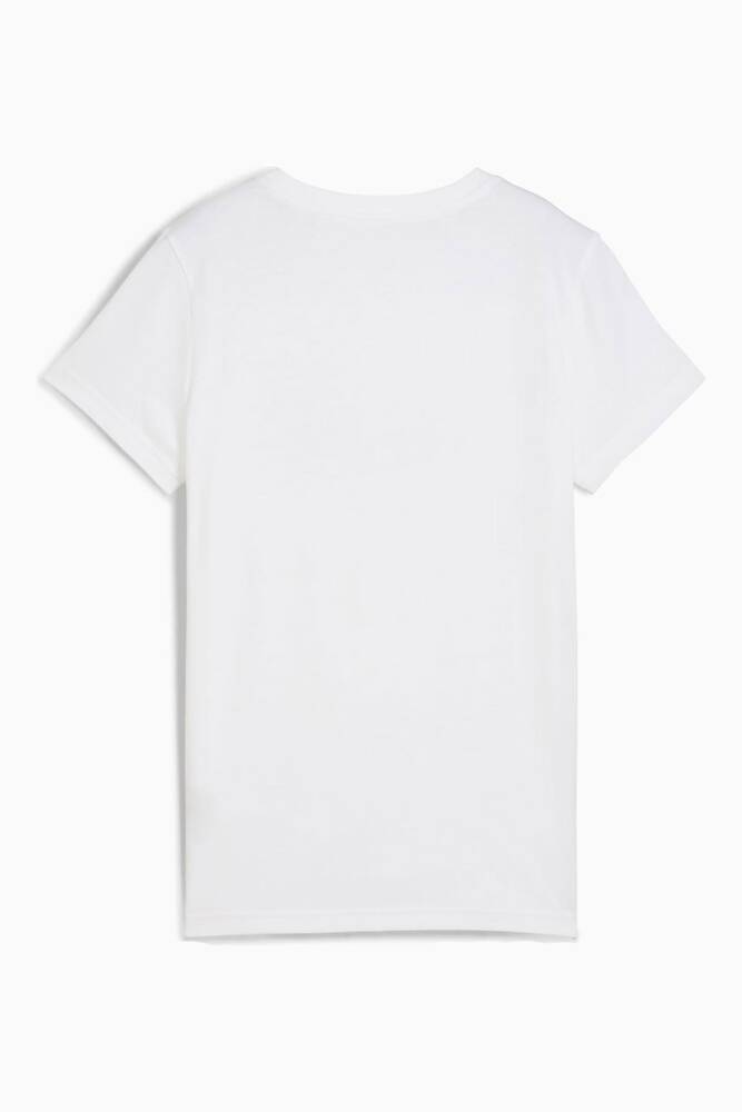 Kadın Metallic No.1 Logo Tişört 631536-02 Beyaz 