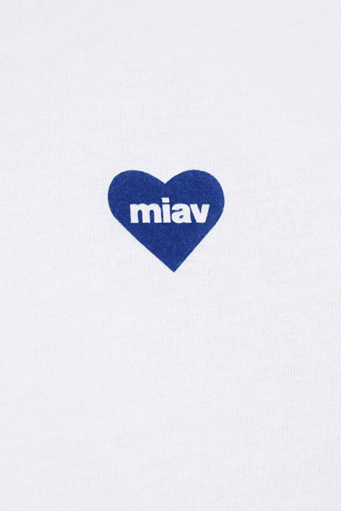 Kadın Miav Baskılı Tişört 1614093-70057 Beyaz 