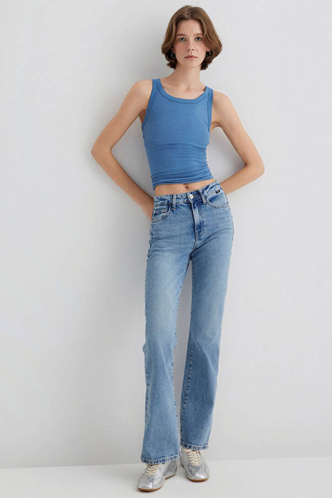Kadın Miav Jean Pantolon 1010299-83039 Mavi 