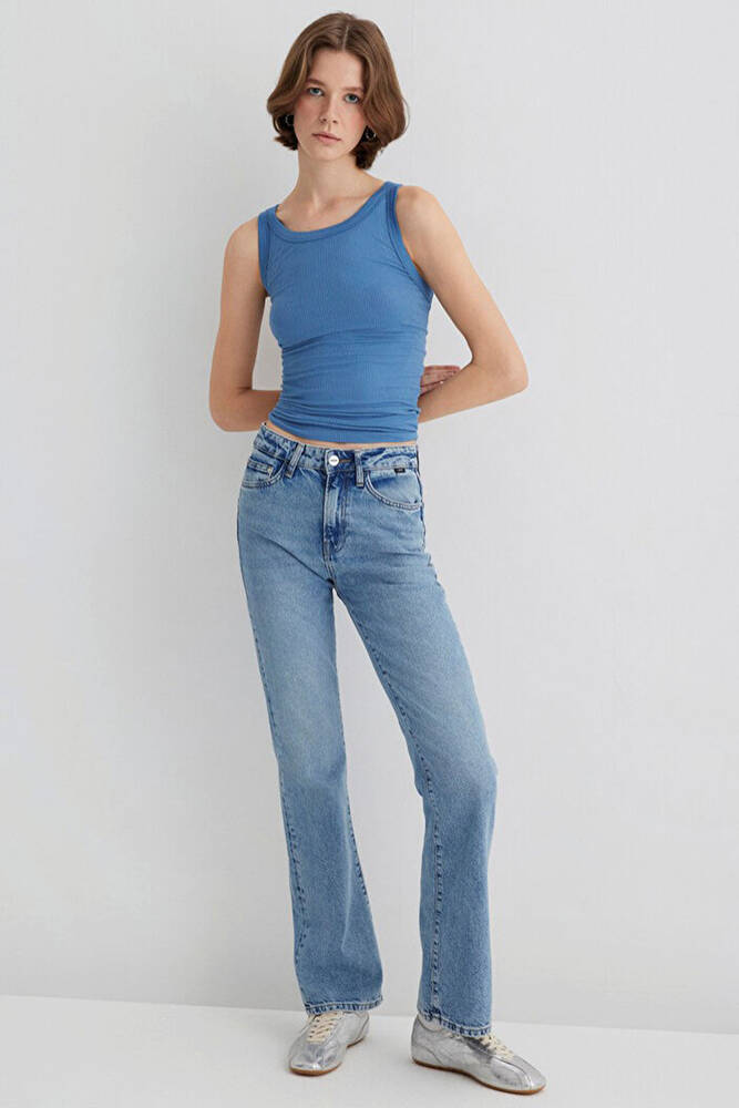 Kadın Miav Jean Pantolon 1010299-83039 Mavi 