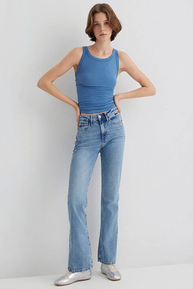 Kadın Miav Jean Pantolon 1010299-83039 Mavi 