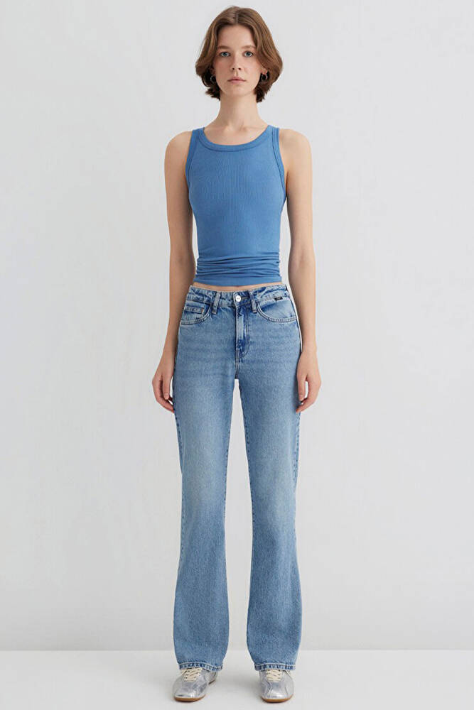 Kadın Miav Jean Pantolon 1010299-83039 Mavi 