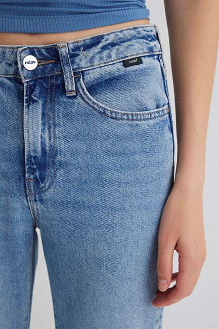 Kadın Miav Jean Pantolon 1010299-83039 Mavi - Thumbnail
