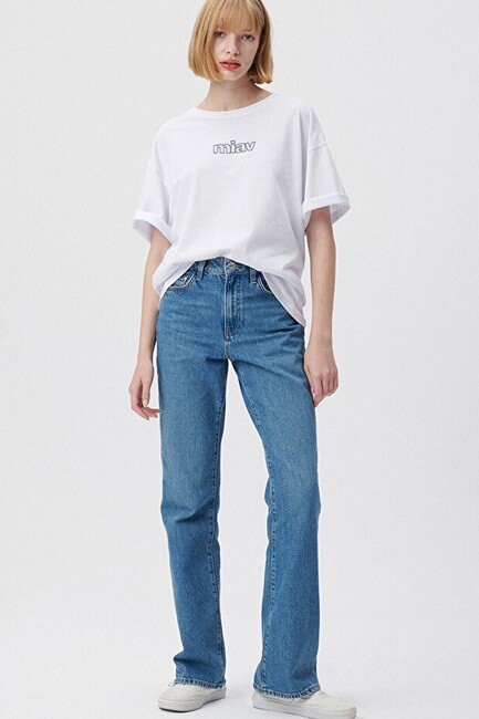Kadın Miav Jean Pantolon 1010299-86403 Mavi (2)