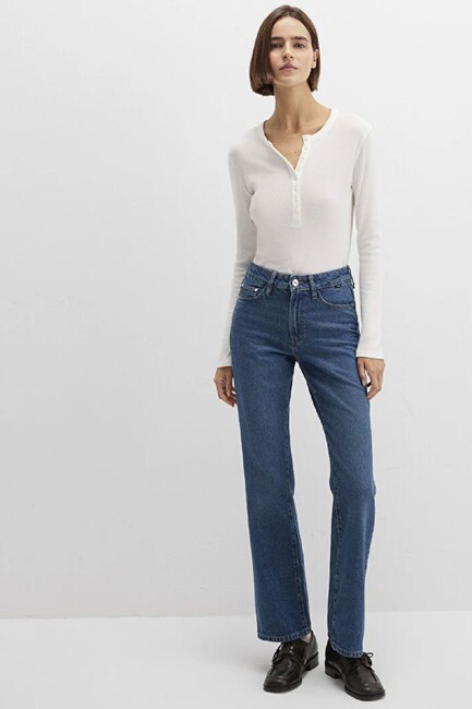 Kadın Miav Jean Pantolon 1010299-91180 Lacivert (2)