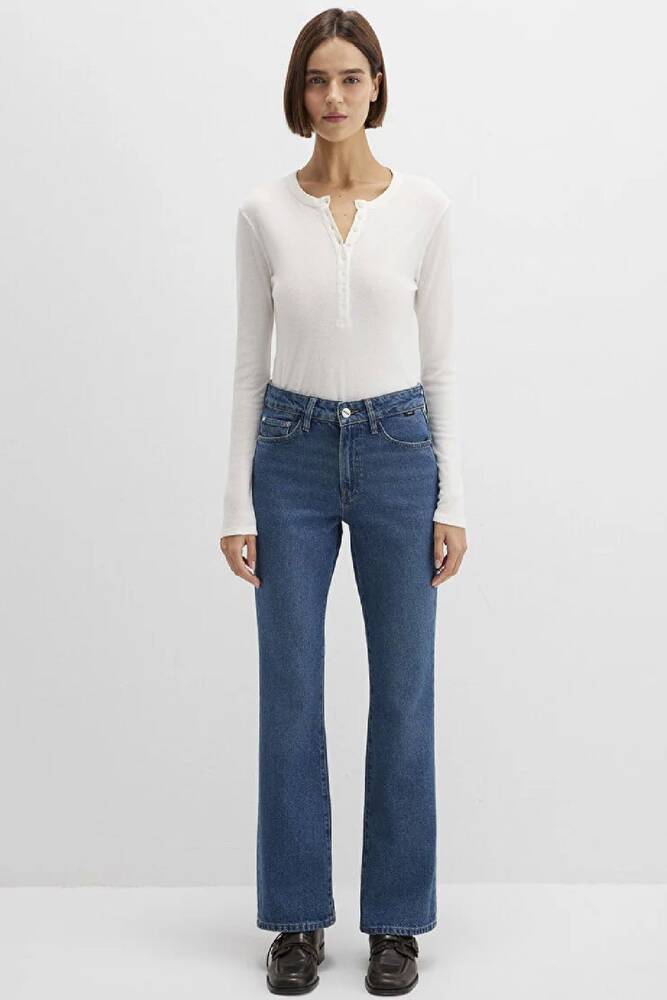 Kadın Miav Jean Pantolon 1010299-91180 Lacivert 