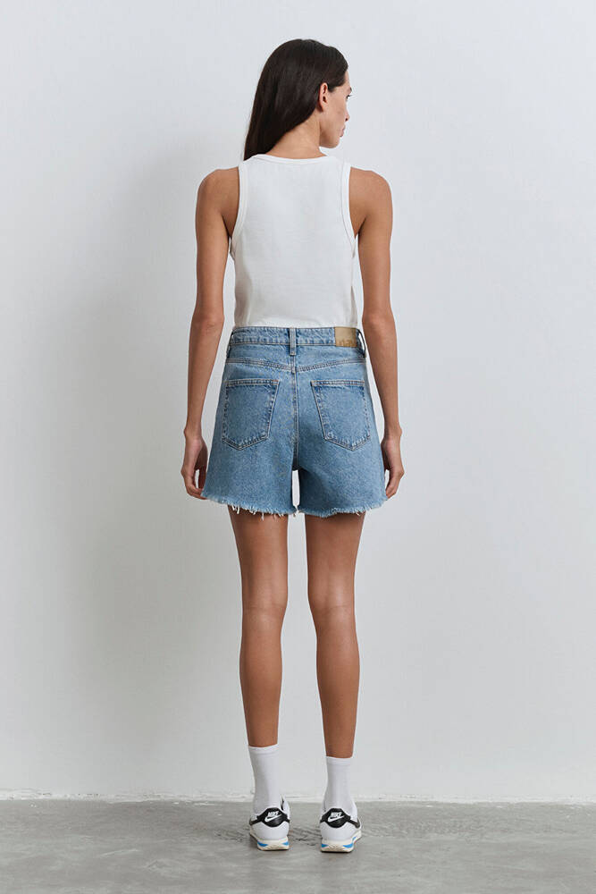 Kadın Mıllıe 90S Denim Şort 1458987073 Mavi 