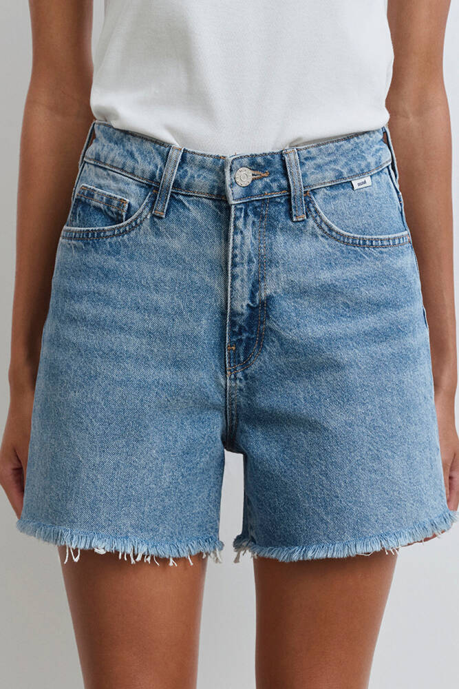 Kadın Mıllıe 90S Denim Şort 1458987073 Mavi 