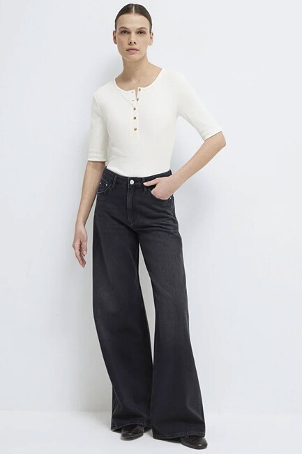 Kadın Modelli Penye 1613852-70051 Beyaz (2)