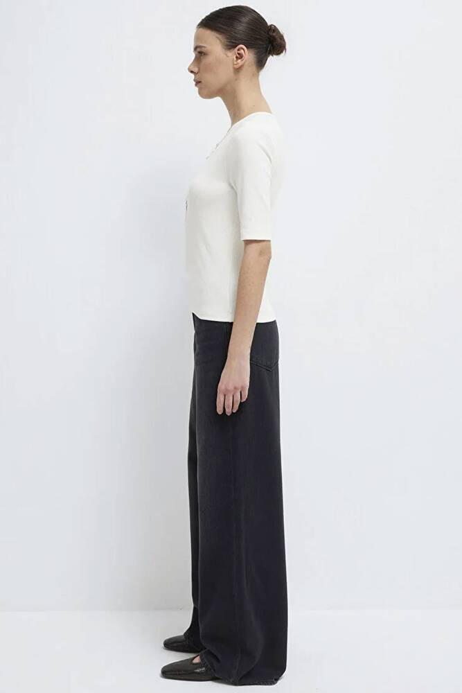 Kadın Modelli Penye 1613852-70051 Beyaz 