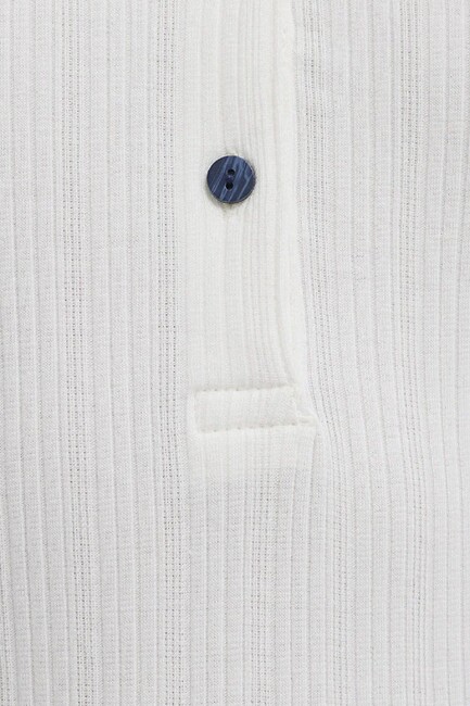 Kadın Modelli Polo Tişört 1613944-70057 Ekru - Thumbnail