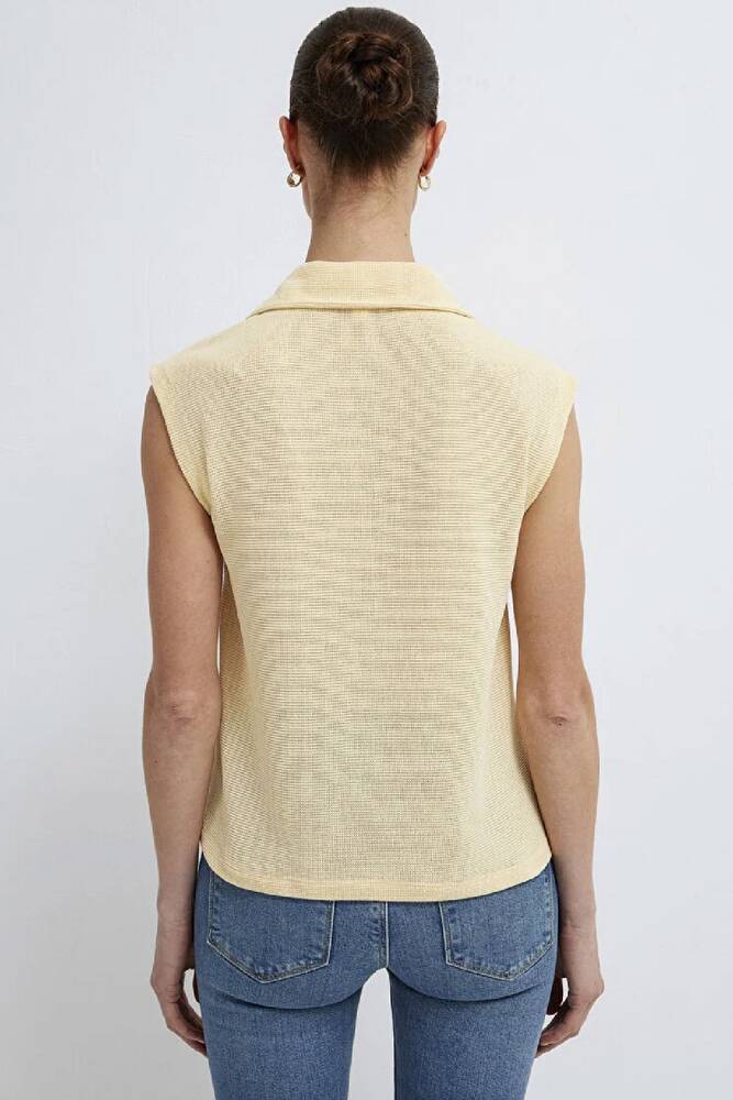 Kadın Modelli Polo Tişört 1613952-84571 Sarı 