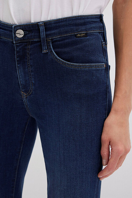 Kadın Molly Gold Jean Pantolon 1013684068 Mavi - Thumbnail
