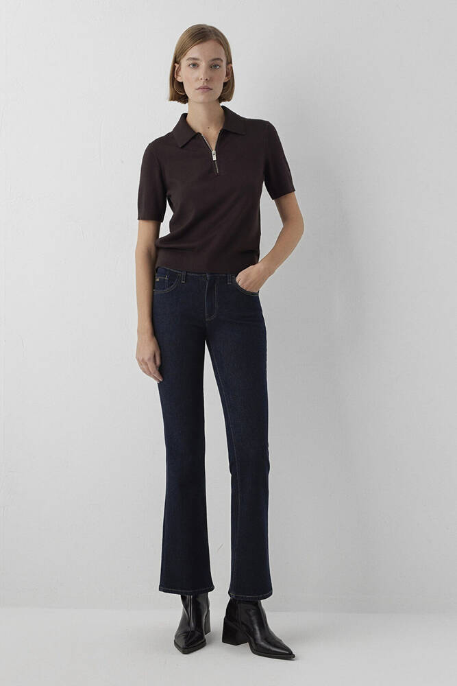 Kadın Molly Gold Premium Jean Pantolon 10136A6208 Lacivert - 1