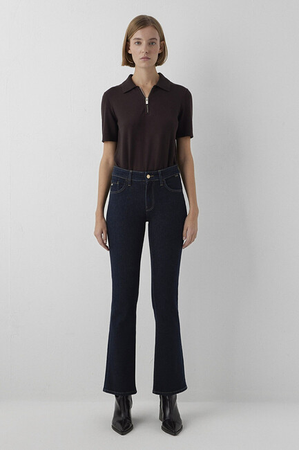 Kadın Molly Gold Premium Jean Pantolon 10136A6208 Lacivert (2)