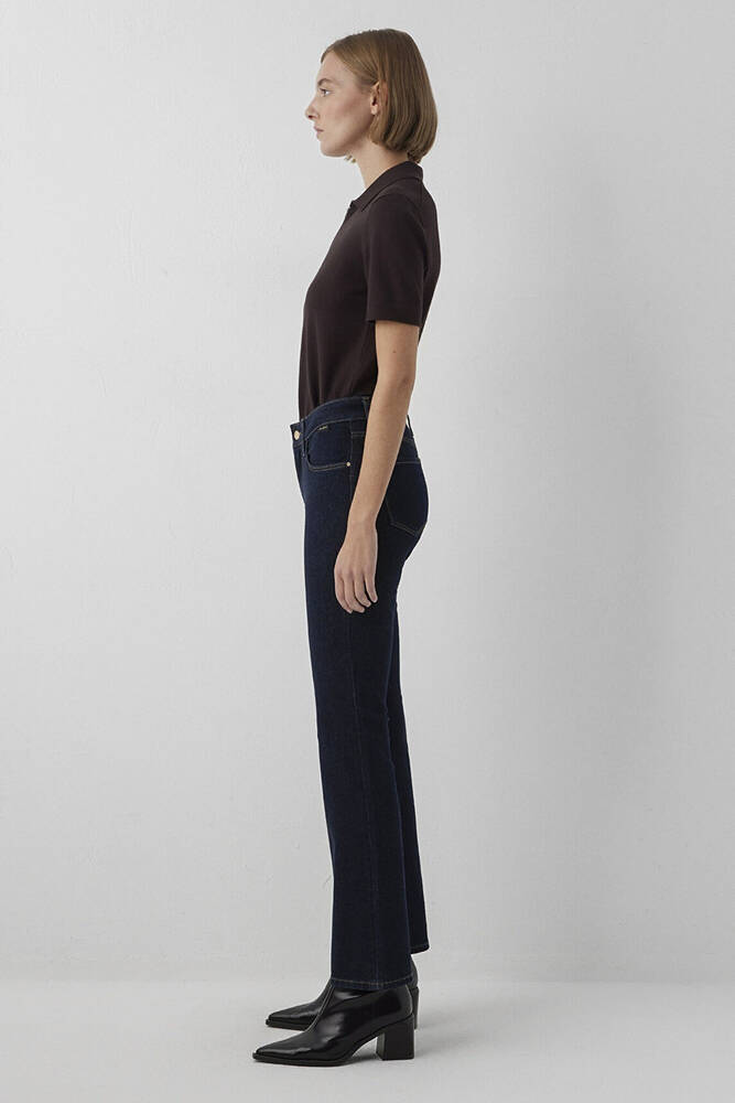 Kadın Molly Gold Premium Jean Pantolon 10136A6208 Lacivert - 4
