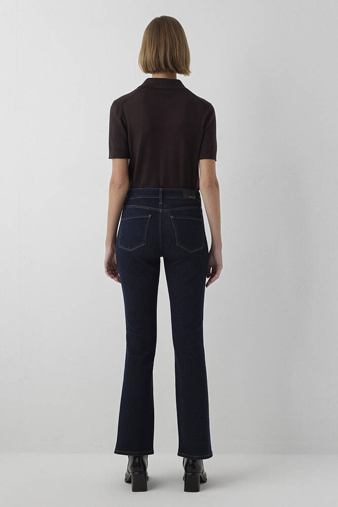 Kadın Molly Gold Premium Jean Pantolon 10136A6208 Lacivert - 5
