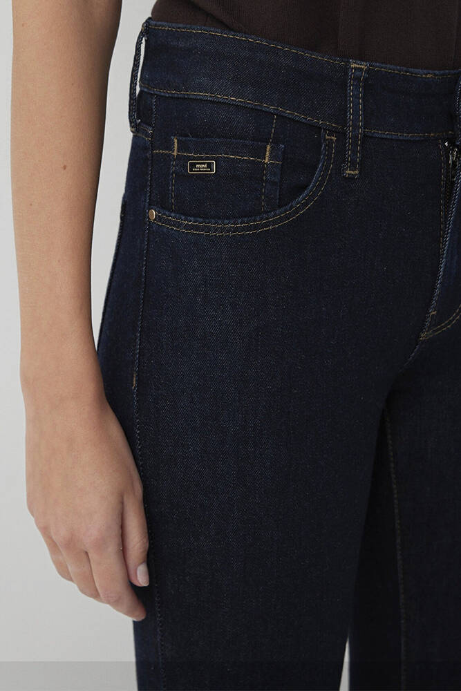 Kadın Molly Gold Premium Jean Pantolon 10136A6208 Lacivert - 6
