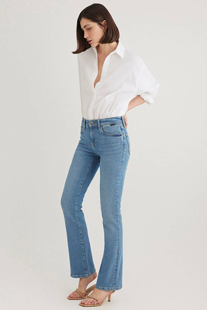 Kadın Molly Gold Shape Jean Pantolon 1013686812 Mavi 